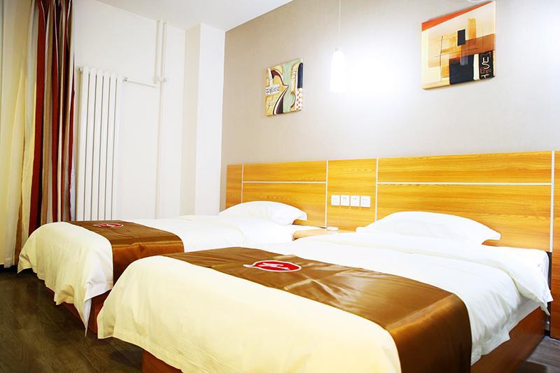 Thank Inn Chain Hotel Zhangjiakou Huailai County Shacheng Railway Station Tumu Exteriör bild